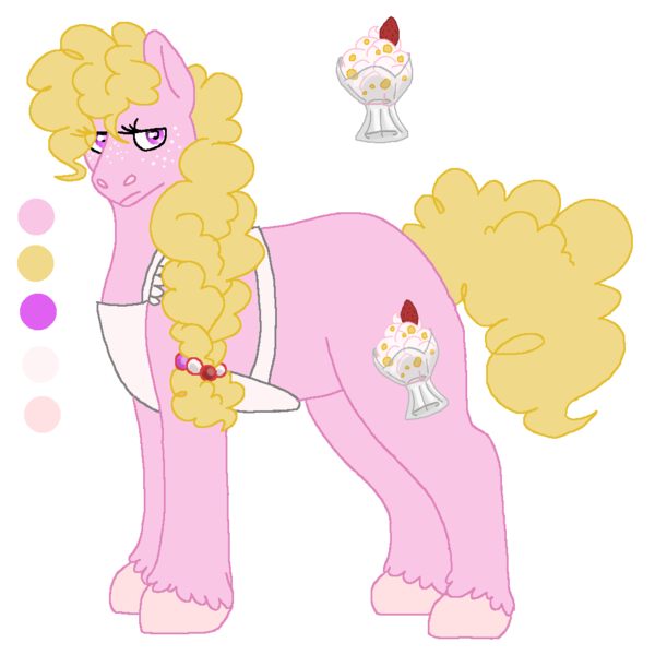 Size: 1076x1056 | Tagged: safe, artist:dr4m4-qu33n, derpibooru import, oc, oc:honey butter, unofficial characters only, earth pony, pony, apron, clothes, earth pony oc, female, image, mare, offspring, parent:sugar belle, parent:unknown, png, simple background, transparent background, unshorn fetlocks