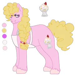 Size: 1076x1056 | Tagged: safe, artist:dr4m4-qu33n, derpibooru import, oc, oc:honey butter, unofficial characters only, earth pony, pony, apron, clothes, earth pony oc, female, image, mare, offspring, parent:sugar belle, parent:unknown, png, simple background, transparent background, unshorn fetlocks