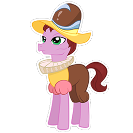 Size: 274x274 | Tagged: safe, derpibooru import, chancellor puddinghead, earth pony, pony, g4, adult, eyes open, gameloft, hat, image, male, png, simple background, solo, stallion, standing, transparent background