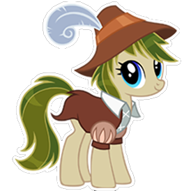 Size: 274x274 | Tagged: safe, derpibooru import, smart cookie, earth pony, pony, g4, eyes open, gameloft, hat, image, png, simple background, solo, standing, transparent background