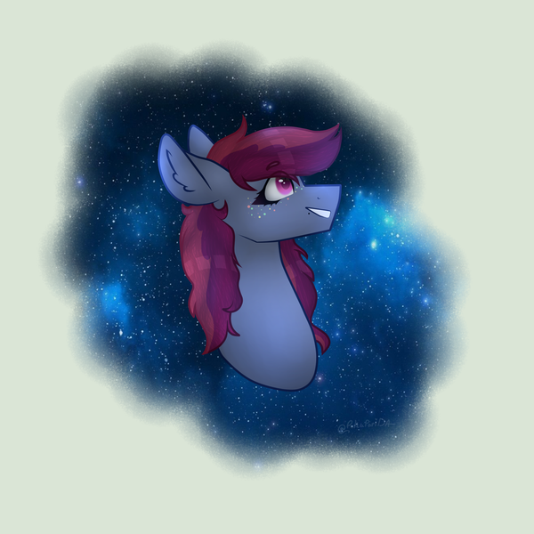 Size: 2000x2000 | Tagged: safe, artist:pokaparida, derpibooru import, oc, oc:pop rocks, unofficial characters only, pony, bust, female, high res, image, mare, png, portrait, solo