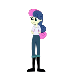 Size: 1280x1281 | Tagged: safe, artist:chanyhuman, derpibooru import, bon bon, sweetie drops, human, equestria girls, g4, clothes, cosplay, costume, crossplay, disney, disney prince, female, image, mermaid lovers, png, prince eric, simple background, solo, the little mermaid, transparent background, vector