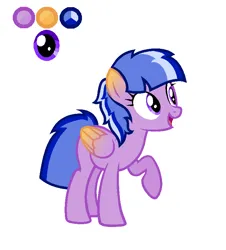 Size: 728x804 | Tagged: safe, artist:cobaltstaryt, derpibooru import, oc, oc:cobalt star, unofficial characters only, pegasus, pony, base used, eyelashes, female, image, mare, offspring, parent:flash sentry, parent:twilight sparkle, parents:flashlight, pegasus oc, png, raised hoof, reference sheet, simple background, smiling, solo, story included, white background, wings