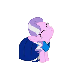 Size: 1280x1281 | Tagged: safe, artist:chanyhuman, derpibooru import, diamond tiara, earth pony, pony, g4, aquamarine (steven universe), clothes, cosplay, costume, cute, female, filly, foal, image, png, simple background, solo, steven universe, transparent background, vector