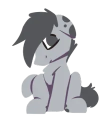 Size: 334x383 | Tagged: safe, artist:rhythmpixel, derpibooru import, oc, oc:broken symmetry, unofficial characters only, earth pony, pony, digital art, floppy ears, image, male, png, simple background, transparent background