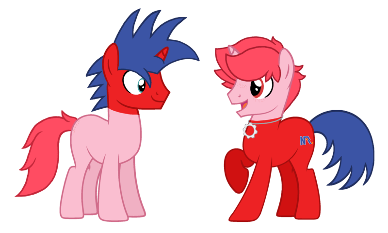 Size: 2880x1728 | Tagged: safe, artist:motownwarrior01, derpibooru import, oc, oc:basura, oc:motown warriano, unofficial characters only, pony, unicorn, cog, cute, derpibooru exclusive, freckles, head swap, image, jewelry, male, modular, necklace, pendant, png, simple background, stallion, transparent background