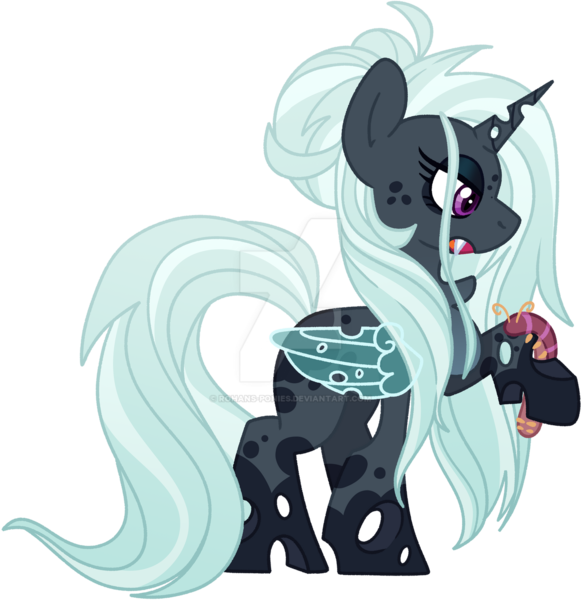 Size: 1280x1322 | Tagged: safe, artist:rohans-ponies, derpibooru import, oc, oc:nexus, unofficial characters only, caterpillar, changepony, hybrid, female, image, png, simple background, solo, transparent background