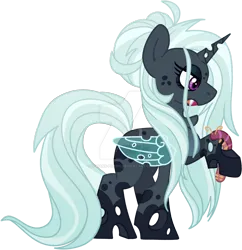 Size: 1280x1322 | Tagged: safe, artist:rohans-ponies, derpibooru import, oc, oc:nexus, unofficial characters only, caterpillar, changepony, hybrid, female, image, png, simple background, solo, transparent background