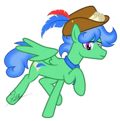 Size: 6000x6040 | Tagged: safe, artist:kaitykat117, derpibooru import, oc, oc:playwright quill(kaitykat), unofficial characters only, pegasus, pony, absurd resolution, hat, image, lidded eyes, looking at you, pegasus oc, png, quill, scroll, simple background, smiling, smiling at you, solo, transparent background, wings