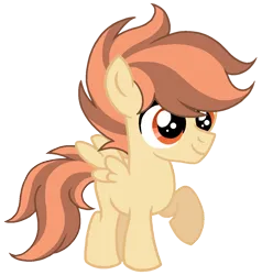 Size: 1214x1277 | Tagged: safe, artist:madlilon2051, derpibooru import, oc, unofficial characters only, pegasus, pony, base used, colt, image, male, offspring, parent:rumble, parent:scootaloo, parents:rumbloo, pegasus oc, png, raised hoof, simple background, smiling, solo, transparent background, wings