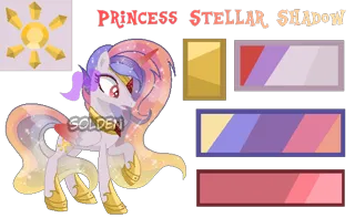 Size: 650x400 | Tagged: safe, artist:just-silvushka, derpibooru import, oc, unofficial characters only, alicorn, pony, alicorn oc, base used, ethereal mane, female, horn, image, mare, offspring, parent:king sombra, parent:princess celestia, parents:celestibra, png, raised hoof, simple background, smiling, solo, sombra eyes, starry mane, transparent background, wings