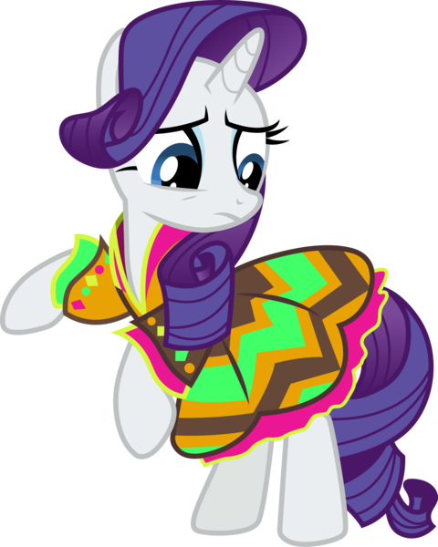 Size: 3000x3753 | Tagged: safe, artist:cloudy glow, derpibooru import, rarity, pony, unicorn, g4, magic duel, blue eyes, clothes, dress, fashion disaster, female, high res, horn, image, looking down, mare, png, purple mane, purple tail, rearing, simple background, solo, tail, transparent background, vector