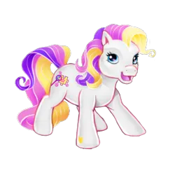 Size: 3464x3464 | Tagged: safe, artist:vernorexia, derpibooru import, edit, puzzlemint, earth pony, pony, g3, backcard, cute, high res, hoof heart, image, png, puzzlebetes, recolor, simple background, solo, transparent background