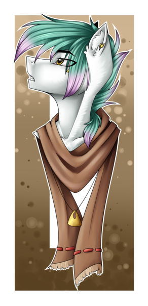 Size: 1711x3517 | Tagged: safe, artist:lunciakkk, derpibooru import, oc, oc:cynamonek, unofficial characters only, semi-anthro, clothes, commission, image, png, scarf, solo