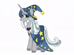 Size: 1024x768 | Tagged: safe, artist:chanyhuman, derpibooru import, star swirl the bearded, pony, unicorn, g4, beard, bearded, facial hair, female, image, jpeg, mare, my little colt, positive body image, rule 63, simple background, solo, sorceress, star swirl the sorceress, white background