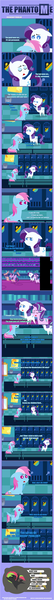 Size: 1205x13455 | Tagged: safe, artist:estories, derpibooru import, rainbow dash, rarity, starlight glimmer, twilight sparkle, twilight sparkle (alicorn), oc, oc:heart sign, alicorn, pony, comic:the phantom me, g4, alternate hairstyle, image, png, pointy ponies