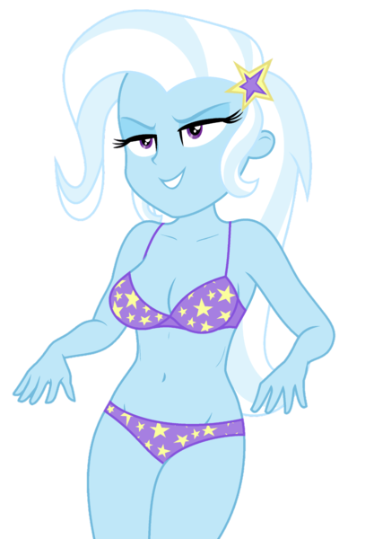 Size: 1304x1878 | Tagged: suggestive, derpibooru import, edit, edited screencap, editor:ah96, screencap, trixie, human, equestria girls, g4, background removed, belly, belly button, bra, breast edit, breasts, cleavage, clothes, image, not a vector, png, sexy, simple background, solo, transparent background, underwear