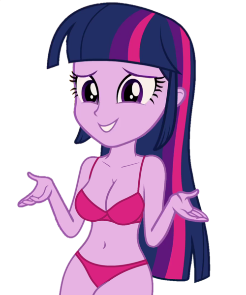 Size: 900x1080 | Tagged: suggestive, derpibooru import, edit, edited screencap, editor:ah96, screencap, twilight sparkle, equestria girls, g4, background removed, belly button, bra, breast edit, breasts, busty twilight sparkle, cleavage, clothes, female, image, my little pony equestria girls: rainbow rocks, not a vector, png, simple background, solo, transparent background, underwear