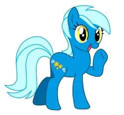 Size: 753x698 | Tagged: safe, artist:mattiedrawsponies, derpibooru import, starbeam, earth pony, pony, g3, g4, colored, cute, female, g3 adorabeam, g3 to g4, generation leap, hoof hold, image, mare, open mouth, open smile, png, simple background, smiling, solo, transparent background, vector