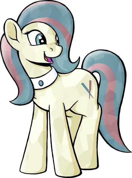 Size: 1801x2441 | Tagged: safe, artist:riverfox237, derpibooru import, bonna fide, glamour gleam, crystal pony, pony, g4, commission, commissioner:reversalmushroom, image, png, simple background, solo, transparent background