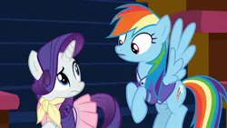 Size: 1920x1080 | Tagged: safe, derpibooru import, screencap, rainbow dash, rarity, g4, the end in friend, camping outfit, image, jpeg