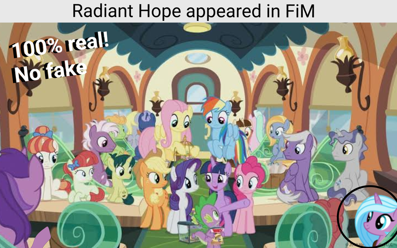 Size: 4000x2500 | Tagged: safe, derpibooru import, edit, edited screencap, idw, screencap, amethyst star, applejack, ballet jubilee, dawnlighter, derpy hooves, fluttershy, goldy wings, green sprout, loganberry, peppe ronnie, pinkie pie, radiant hope, rainberry, rainbow dash, rainbow stars, rarity, silver script, spike, star bright, tender brush, twilight sparkle, twilight sparkle (alicorn), winter lotus, alicorn, earth pony, pegasus, pony, spider, unicorn, g4, the last problem, 1000 hours in ms paint, 1000 years in photoshop, bow, cape, caption, clickbait, clothes, comic, fake, fake screencap, fake screenshot, faker than a three dollar bill, female, flying, folded wings, friendship student, hair bow, hopabetes, image, insane troll logic, looking at each other, looking at someone, looking back, male, mane seven, mane six, meme, midnight snack (g4), multicolored hair, png, radiantbetes, rainbow hair, raised hoof, siblings, sisters, sitting, stallion, text, train, trolling, wall of tags, wat, wings, youtube thumbnails be like