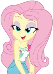 Size: 1333x1837 | Tagged: safe, derpibooru import, edit, edited screencap, screencap, fluttershy, human, equestria girls, g4, adorasexy, background removed, cute, equestria girls specials, eyebrows, eyeshadow, female, image, lidded eyes, makeup, my little pony equestria girls: better together, my little pony equestria girls: spring breakdown, not a vector, open mouth, open smile, png, sexy, shyabetes, simple background, smiling, solo, transparent background