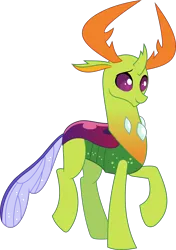 Size: 2000x2840 | Tagged: safe, artist:frownfactory, derpibooru import, thorax, changedling, changeling, g4, triple threat, cute, high res, image, king thorax, male, png, simple background, smiling, solo, thorabetes, transparent background, vector