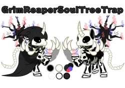 Size: 1700x1200 | Tagged: safe, artist:galeemlightseraphim, derpibooru import, oc, unofficial characters only, pony, base used, clothes, costume, duo, image, png, simple background, skeleton costume, transparent background