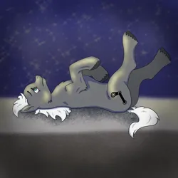 Size: 2755x2755 | Tagged: safe, artist:palettenight, derpibooru import, oc, oc:steam hooves, pony, concave belly, high res, image, light, night, png, stars, steam