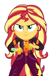 Size: 1058x1538 | Tagged: safe, derpibooru import, edit, edited screencap, screencap, sunset shimmer, equestria girls, g4, equestria girls specials, female, image, my little pony equestria girls: better together, my little pony equestria girls: sunset's backstage pass, not a vector, png, simple background, solo, transparent background