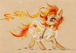 Size: 1024x722 | Tagged: safe, artist:lailyren, derpibooru import, oc, oc:arcane flame, unofficial characters only, pony, unicorn, female, image, jpeg, mare, sketch, solo, traditional art