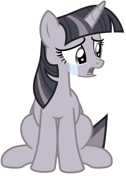 Size: 2932x4096 | Tagged: safe, artist:estories, artist:wardex101, derpibooru import, edit, twilight sparkle, twilight sparkle (alicorn), alicorn, pony, g4, crying, depressed, discorded, discorded twilight, female, high res, image, lonely, png, sad, simple background, solo, transparent background, twilight tragedy, vector