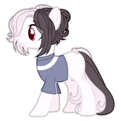 Size: 2065x2071 | Tagged: safe, artist:toffeelavender, derpibooru import, oc, unofficial characters only, earth pony, pony, base used, clothes, earth pony oc, eye clipping through hair, high res, image, png, simple background, solo, transparent background