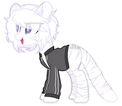 Size: 2625x2284 | Tagged: safe, artist:toffeelavender, derpibooru import, oc, unofficial characters only, zebra, base used, clothes, eye clipping through hair, high res, image, png, simple background, smiling, solo, transparent background, zebra oc