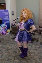 Size: 3456x5184 | Tagged: safe, artist:briannacherrycosplay, derpibooru import, adagio dazzle, human, bronycon, bronycon 2016, equestria girls, g4, clothes, cosplay, costume, hand on hip, image, irl, irl human, jpeg, photo