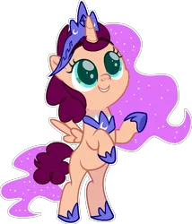 Size: 1004x1174 | Tagged: safe, artist:rickysocks, derpibooru import, alicorn, pony, bipedal, crown, female, filly, foal, hoof shoes, image, jewelry, png, regalia, simple background, solo, transparent background