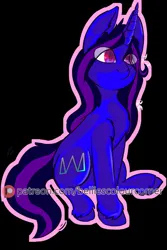 Size: 853x1280 | Tagged: safe, artist:trr_bc, derpibooru import, oc, oc:alethila, unofficial characters only, pony, unicorn, black background, image, jpeg, ponysona, simple background, solo