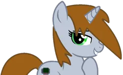 Size: 720x440 | Tagged: safe, artist:elementbases, artist:twilyisbestpone, derpibooru import, oc, oc:littlepip, unofficial characters only, pony, unicorn, fallout equestria, base used, bedroom eyes, female, flirting, hoof on chest, image, looking at you, mare, png, simple background, smiling, solo, transparent background