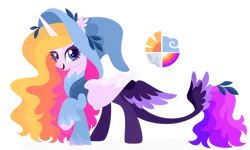 Size: 1024x615 | Tagged: safe, artist:kabuvee, derpibooru import, oc, unofficial characters only, alicorn, pony, alicorn oc, female, hat, horn, image, mare, png, simple background, solo, transparent background, wings, witch hat