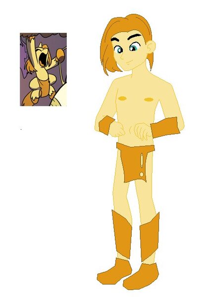 Size: 425x641 | Tagged: safe, artist:robertsonskywa1, derpibooru import, idw, human, equestria girls, g4, spoiler:comic15, clothes, comparison, equestria girls-ified, image, jpeg, pony to human, simple background, solo, tarzan, torn clothes, white background