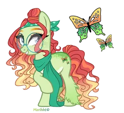 Size: 1042x948 | Tagged: safe, artist:marihht, derpibooru import, oc, unofficial characters only, earth pony, pony, bandana, clothes, earth pony oc, female, glasses, grin, image, mare, offspring, parent:big macintosh, parent:tree hugger, parents:treemac, png, scarf, simple background, smiling, solo, transparent background, unshorn fetlocks