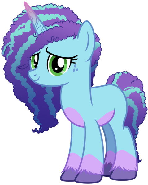 Size: 3464x4351 | Tagged: safe, artist:emeraldblast63, artist:luminousdazzle, derpibooru import, pony, unicorn, g4, g5, female, g5 to g4, generation leap, image, mare, misty brightdawn, png, simple background, solo, transparent background, unshorn fetlocks