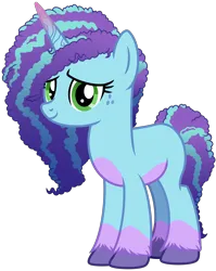 Size: 3464x4351 | Tagged: safe, artist:emeraldblast63, artist:luminousdazzle, derpibooru import, pony, unicorn, g4, g5, female, g5 to g4, generation leap, image, mare, misty brightdawn, png, simple background, solo, transparent background, unshorn fetlocks