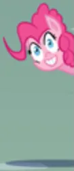 Size: 373x855 | Tagged: safe, artist:ladyanidraws, derpibooru import, edit, pinkie pie, earth pony, pony, g4, cropped, female, image, mare, png, shadow, smiling