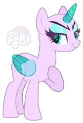 Size: 1480x2200 | Tagged: safe, artist:emperor-anri, derpibooru import, oc, unofficial characters only, alicorn, pony, g4, alicorn oc, base, bedroom eyes, eyelashes, female, hoof on chest, horn, image, mare, png, raised hoof, simple background, smiling, smirk, solo, transparent background, transparent horn, transparent wings, wings