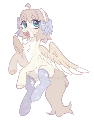 Size: 800x1049 | Tagged: safe, artist:lynesssan, derpibooru import, oc, pegasus, pony, clothes, deviantart watermark, female, image, mare, obtrusive watermark, pegasus oc, png, simple background, socks, solo, transparent background, watermark, wings