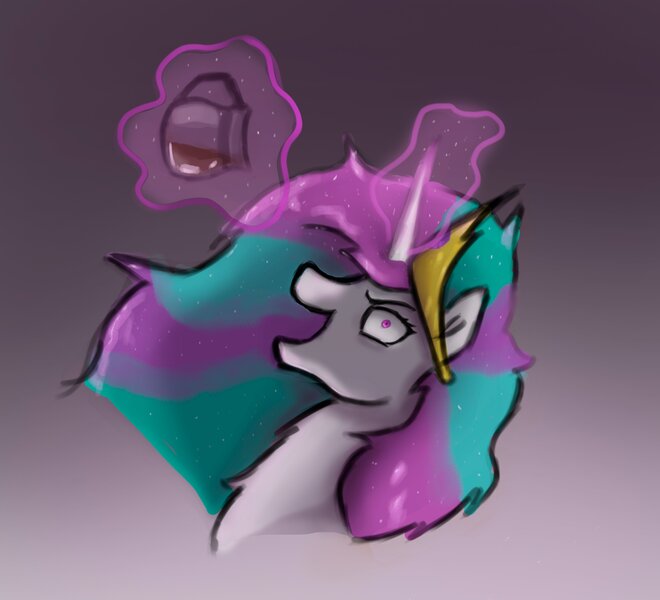 Size: 4096x3723 | Tagged: safe, artist:dastrak, derpibooru import, princess celestia, alicorn, pony, g4, coffee, image, jpeg, sketch, solo