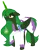 Size: 2253x2864 | Tagged: safe, artist:grypher, derpibooru import, trixie, oc, oc:evening "eve" canter, unofficial characters only, alicorn, pony, fallout equestria, g4, artificial alicorn, bags under eyes, coffee, coffee mug, dressing gown, green alicorn (fo:e), high res, image, mug, plushie, png, simple background, sleepy, solo, tired, transparent background, trixie plushie, vector