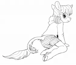 Size: 2003x1717 | Tagged: safe, artist:spectralunicorn, derpibooru import, twilight sparkle, anthro, classical unicorn, pony, unguligrade anthro, unicorn, g4, ass, black and white, butt, clothes, cloven hooves, cute, female, grayscale, hoodie, horn, image, jpeg, leonine tail, looking at you, looking back, looking back at you, mare, monochrome, simple background, smiling, smiling at you, solo, twiabetes, underhoof, unicorn twilight, unshorn fetlocks, white background